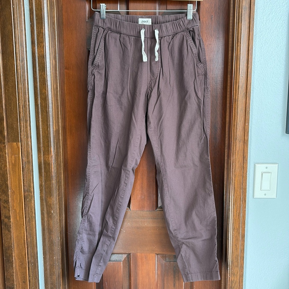 Pact Organic Brushed Twill straight leg pant